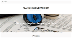 Desktop Screenshot of planningyourtax.com
