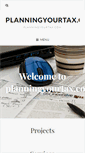 Mobile Screenshot of planningyourtax.com