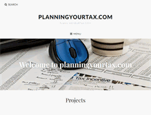 Tablet Screenshot of planningyourtax.com